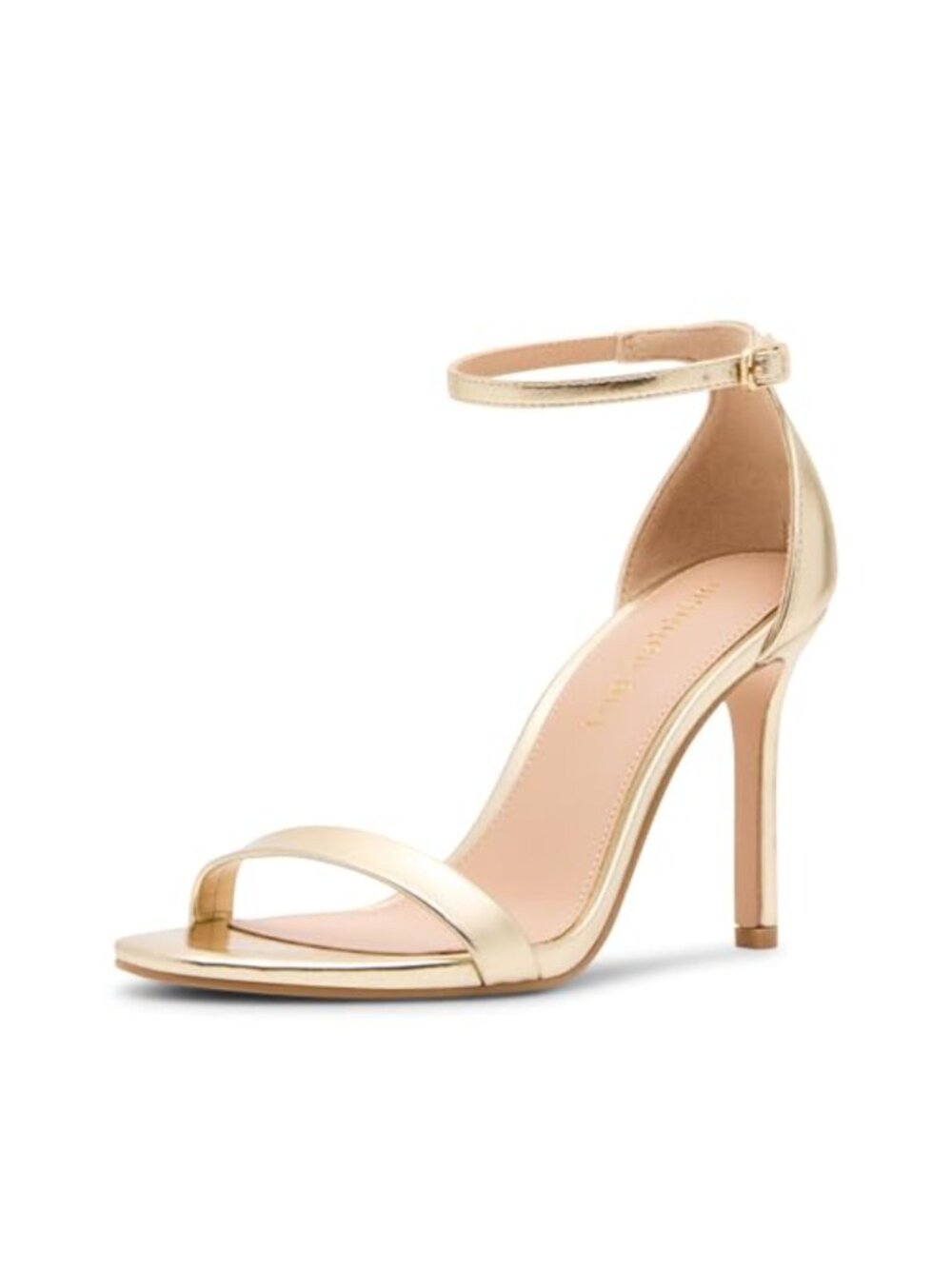 Womens Brazen Heeled Sandals PU Ankle Strap Dressy Platform